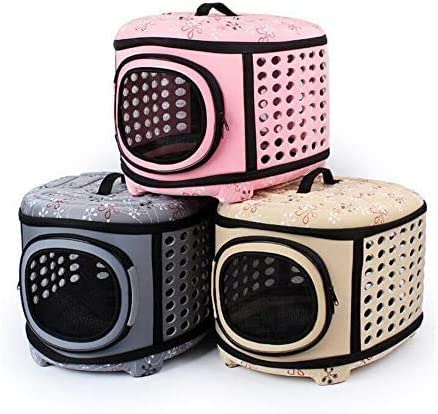 Foldable Pet Dog Cat Puppy Handbag Carrier Cage Pet Travel Gear - Lazy Paper Club