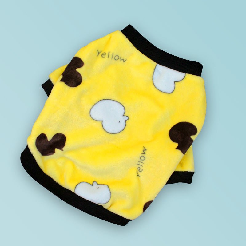 French Clothes Dog Pajamas Winter Clothes Corgi 0 - Lazy Paper Club
