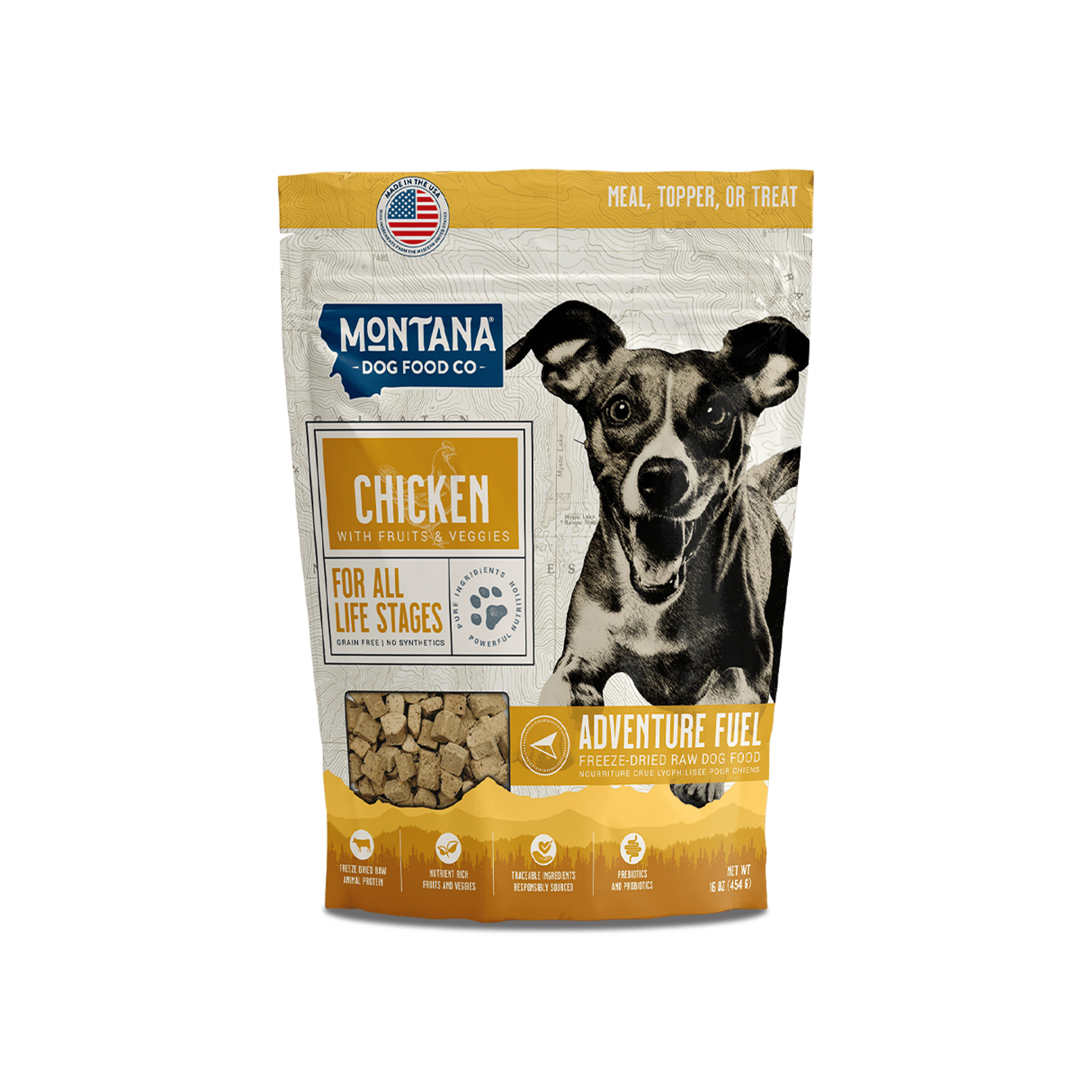 Grain-Free Chicken Freeze-dried Raw Adventure Fuel (Dog Food) Meals & Toppers - Lazy Paper Club