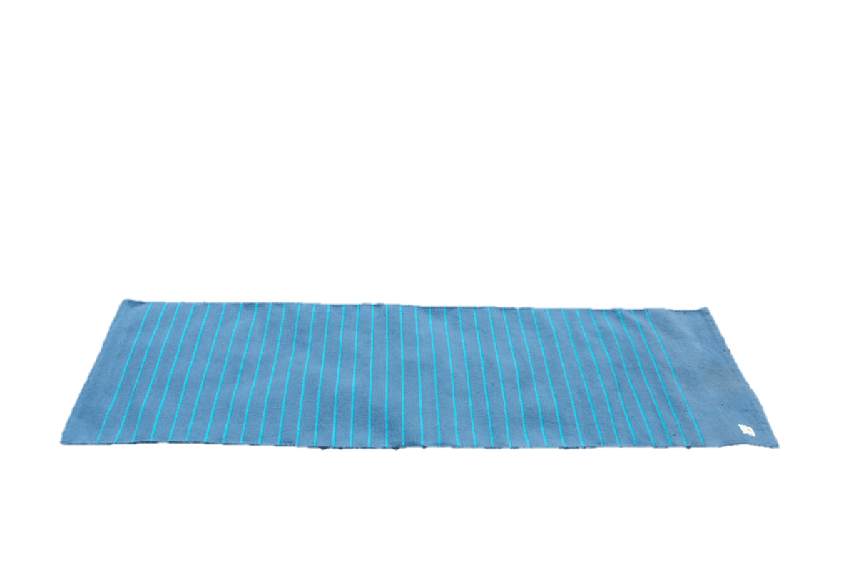 Handwoven cotton Floor Yoga Meditation Prayer Rug - Lazy Paper Club