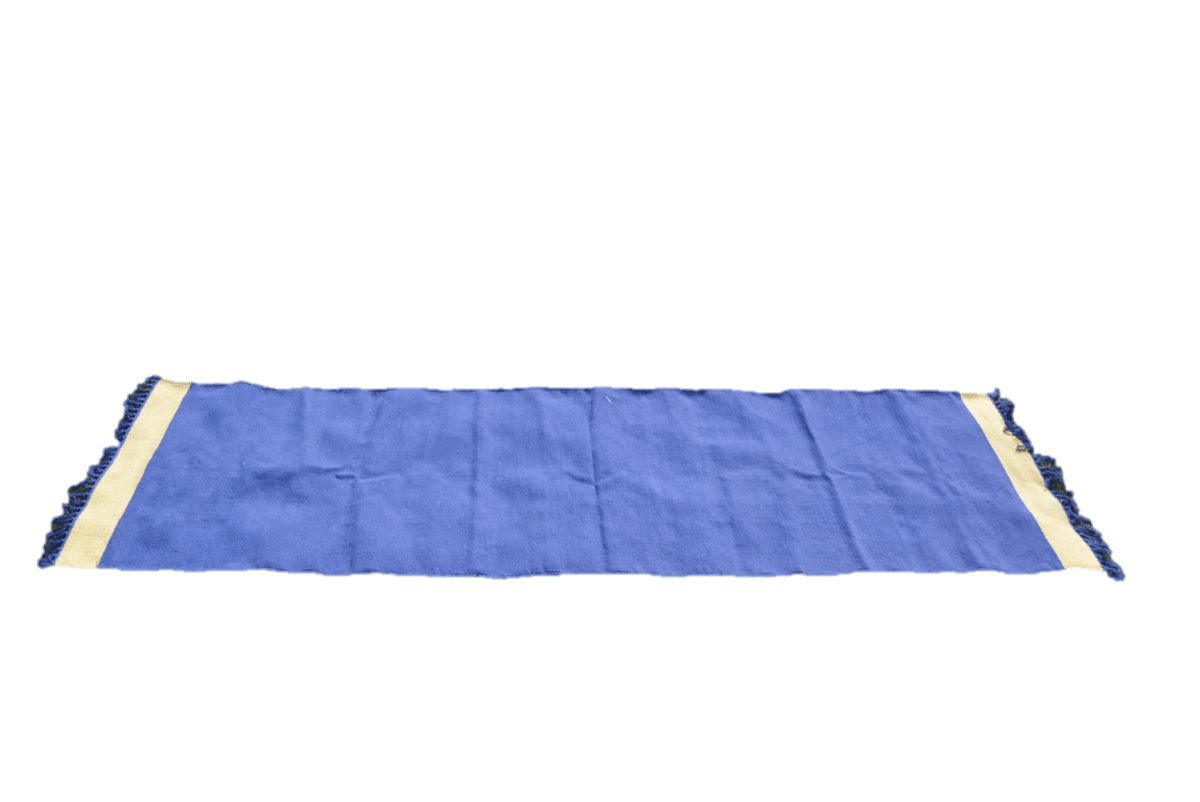 Handwoven cotton Floor Yoga Meditation Prayer Rug - Lazy Paper Club