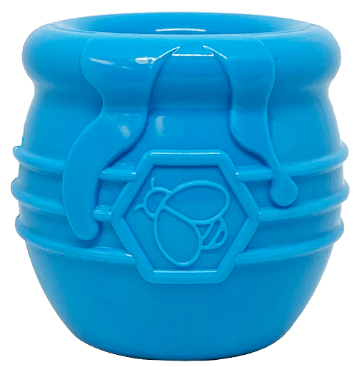 Honey Pot Dog eCup Treat Dispenser | Durable PUP-X Rubber Enrichment Toy | USA Made Rubber Dog Toys - Lazy Paper Club