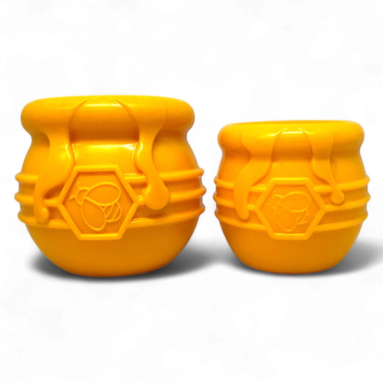 Honey Pot Dog eCup Treat Dispenser | Durable PUP-X Rubber Enrichment Toy | USA Made Rubber Dog Toys - Lazy Paper Club