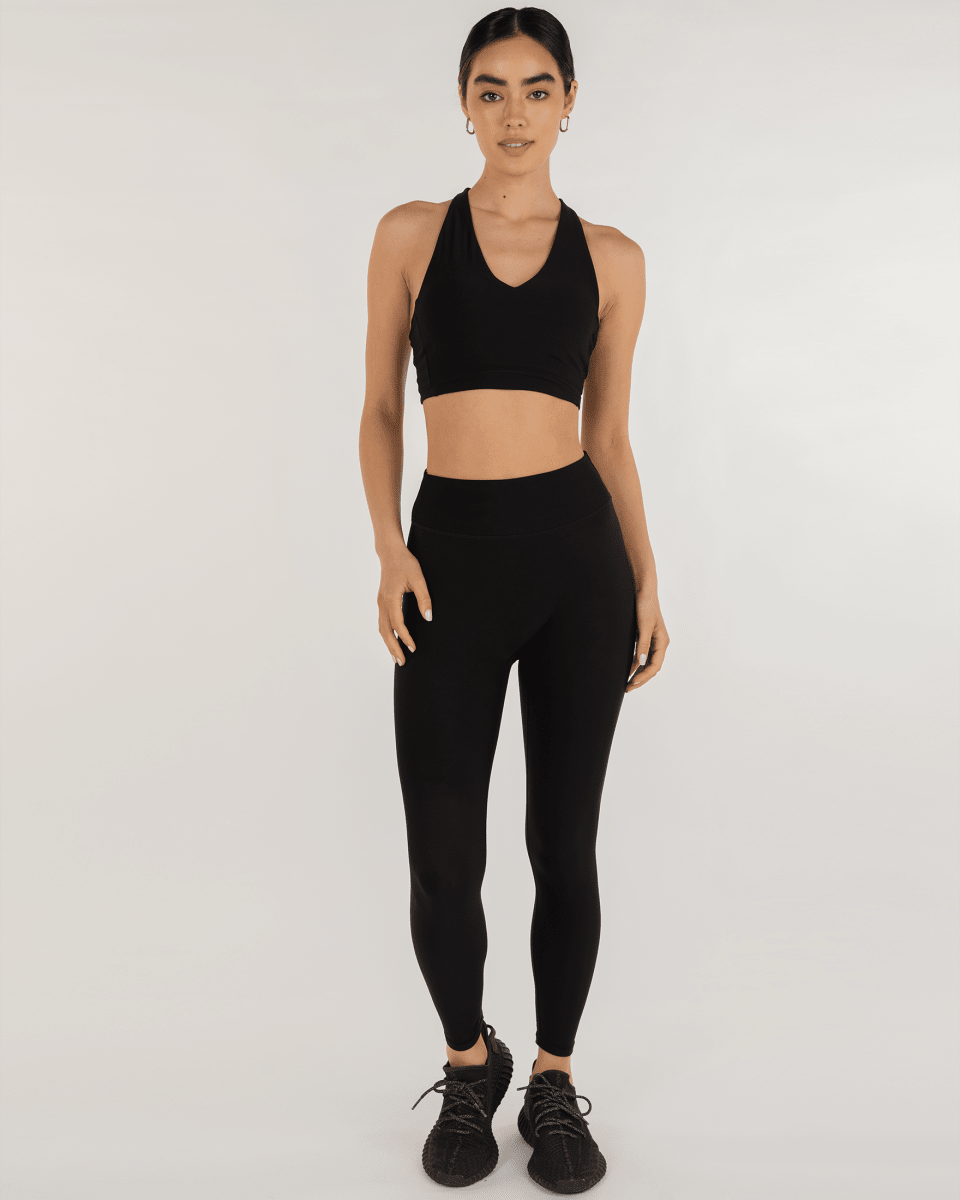 Hybrid Fleece Leggings High Waist 25" - Lazy Paper Club