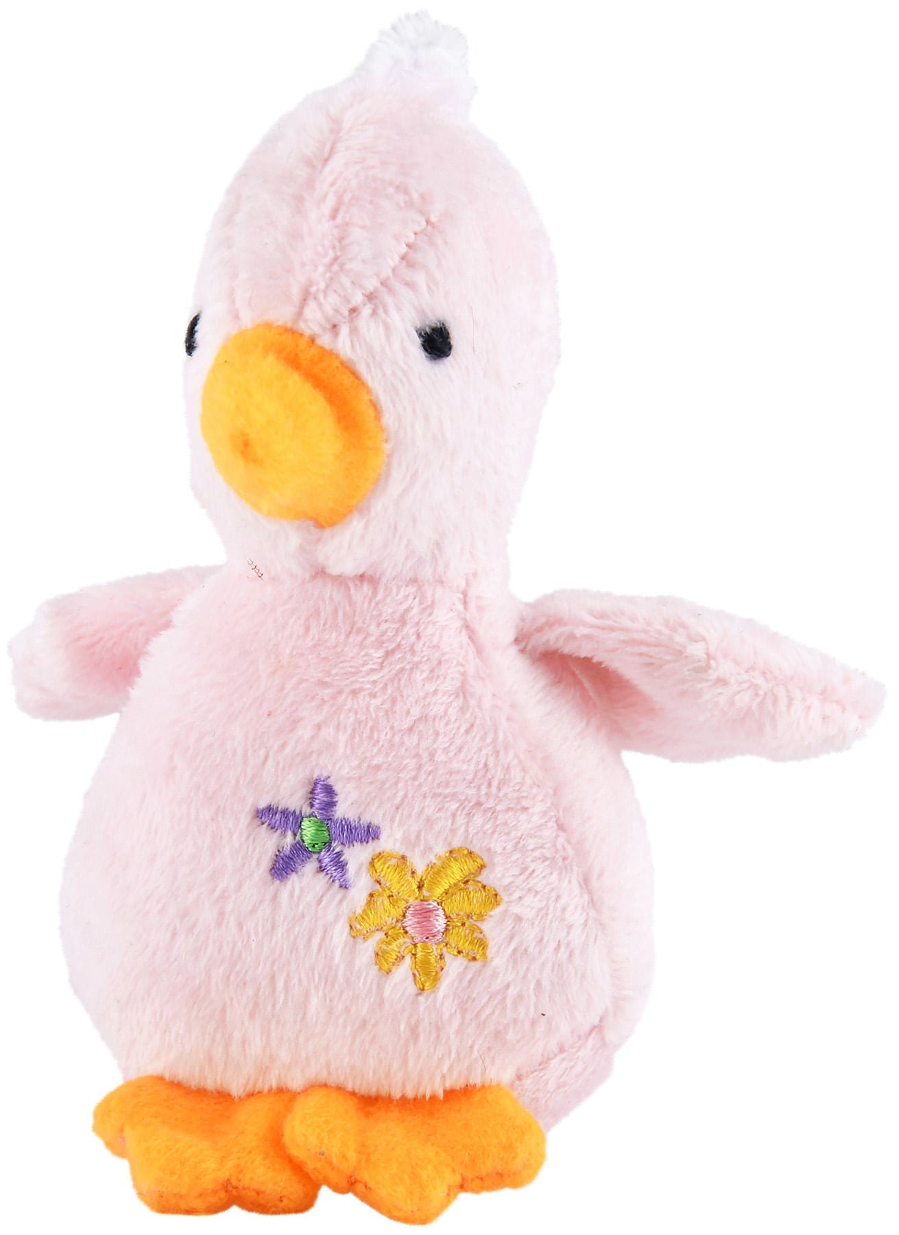 Jeffers 4" Baby Duck Plush Squeaker Dog Toys Dog Supplies > Dog Toys - Lazy Paper Club