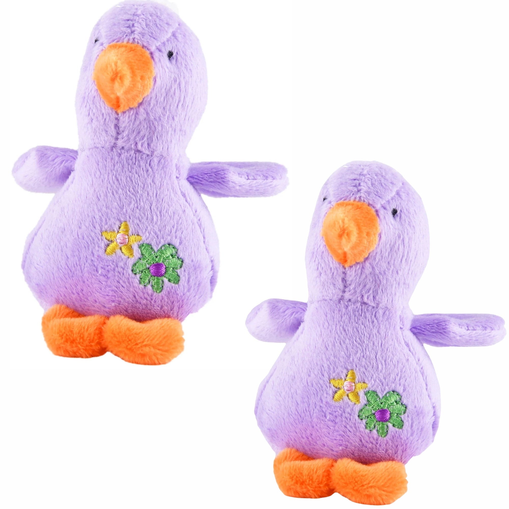 Jeffers 4" Baby Duck Plush Squeaker Dog Toys Dog Supplies > Dog Toys - Lazy Paper Club