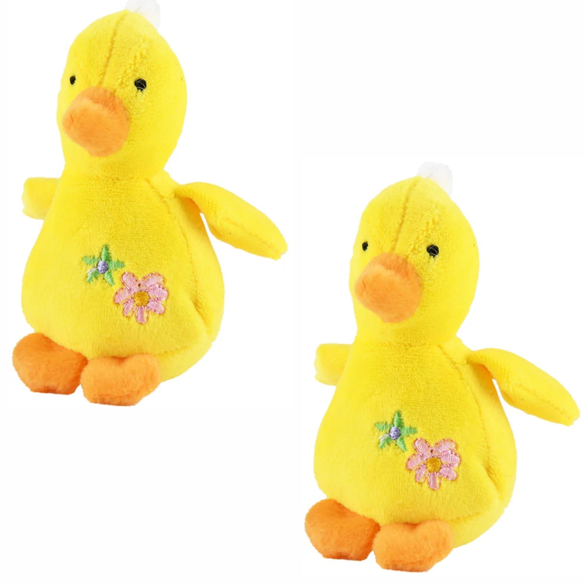 Jeffers 4" Baby Duck Plush Squeaker Dog Toys Dog Supplies > Dog Toys - Lazy Paper Club
