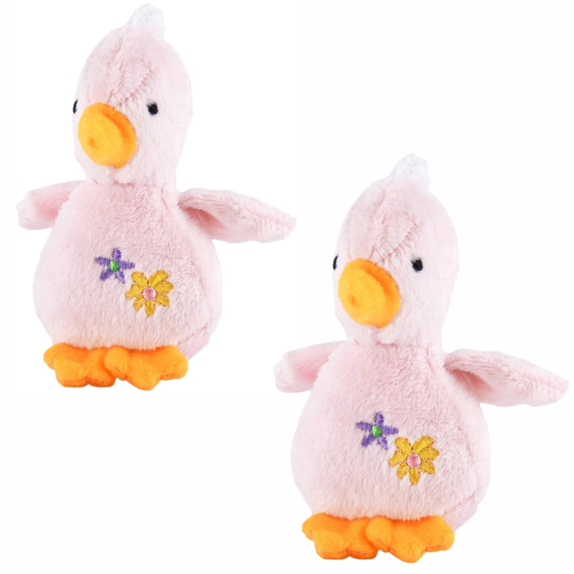 Jeffers 4" Baby Duck Plush Squeaker Dog Toys Dog Supplies > Dog Toys - Lazy Paper Club