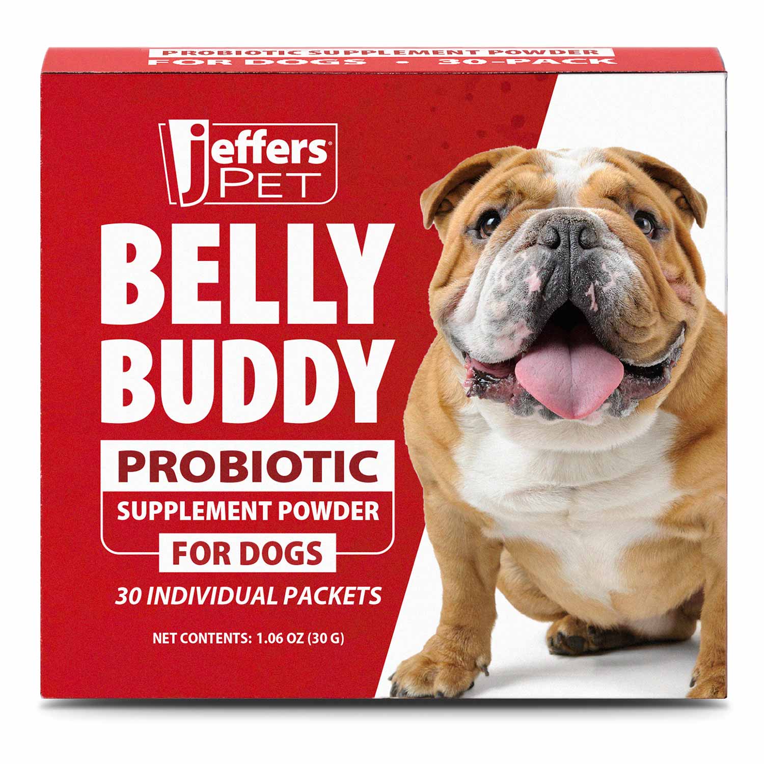 Jeffers BELLY BUDDY Probiotic Supplement Powder for Dogs – Multi-Strain Digestive & Immune Support Animal Health & Wellness > Vitamins & Supplements - Lazy Paper Club