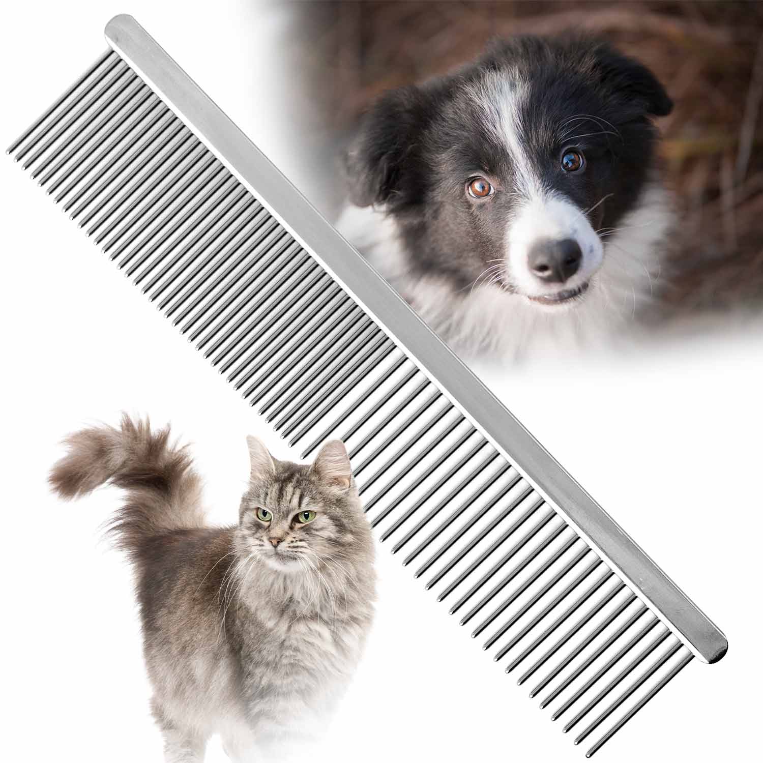 Jeffers Flat Back Pet Grooming Combs Animal & Pet Supplies > Pet Grooming > Pet Combs & Brushes - Lazy Paper Club