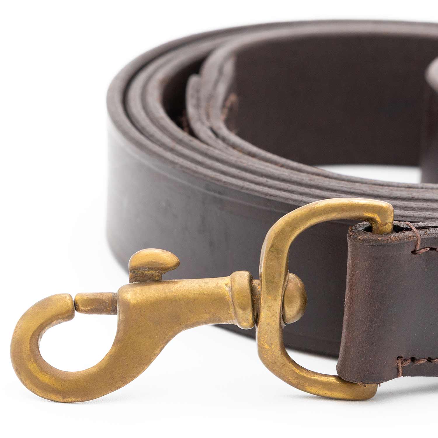 Jeffers Flat Leather Dog Leash with Hand Strap Handle, 6'L Dog Supplies > Dog Apparel > Dog Collars, Harnesses, & Leashes - Lazy Paper Club