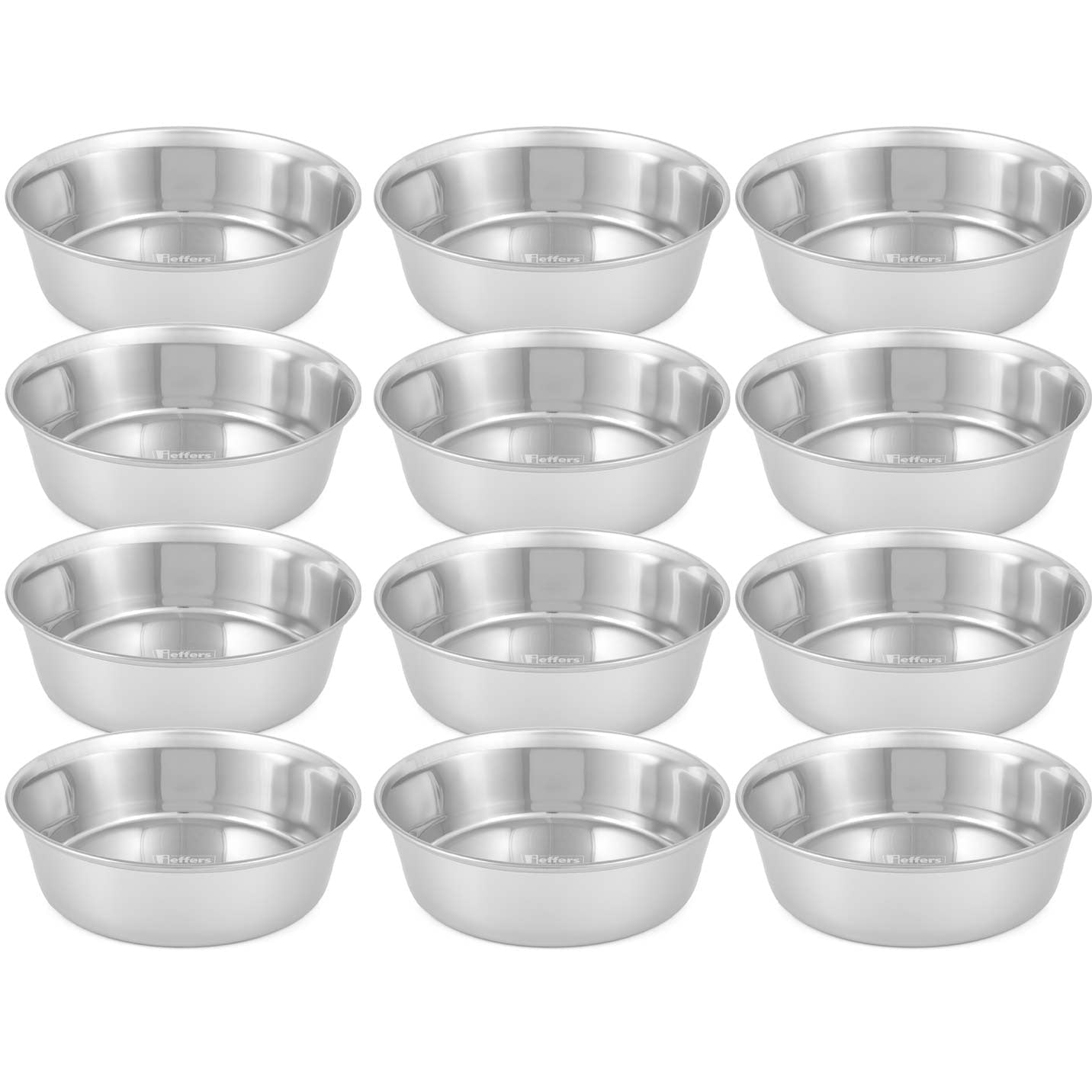 Jeffers Heavy Weight Stainless Steel Pet Bowls – Durable Pet Food & Water Dish, Chew-Resistant, Dishwasher Safe Animal & Pet Supplies > Pet Bowls, Feeders & Waterers - Lazy Paper Club