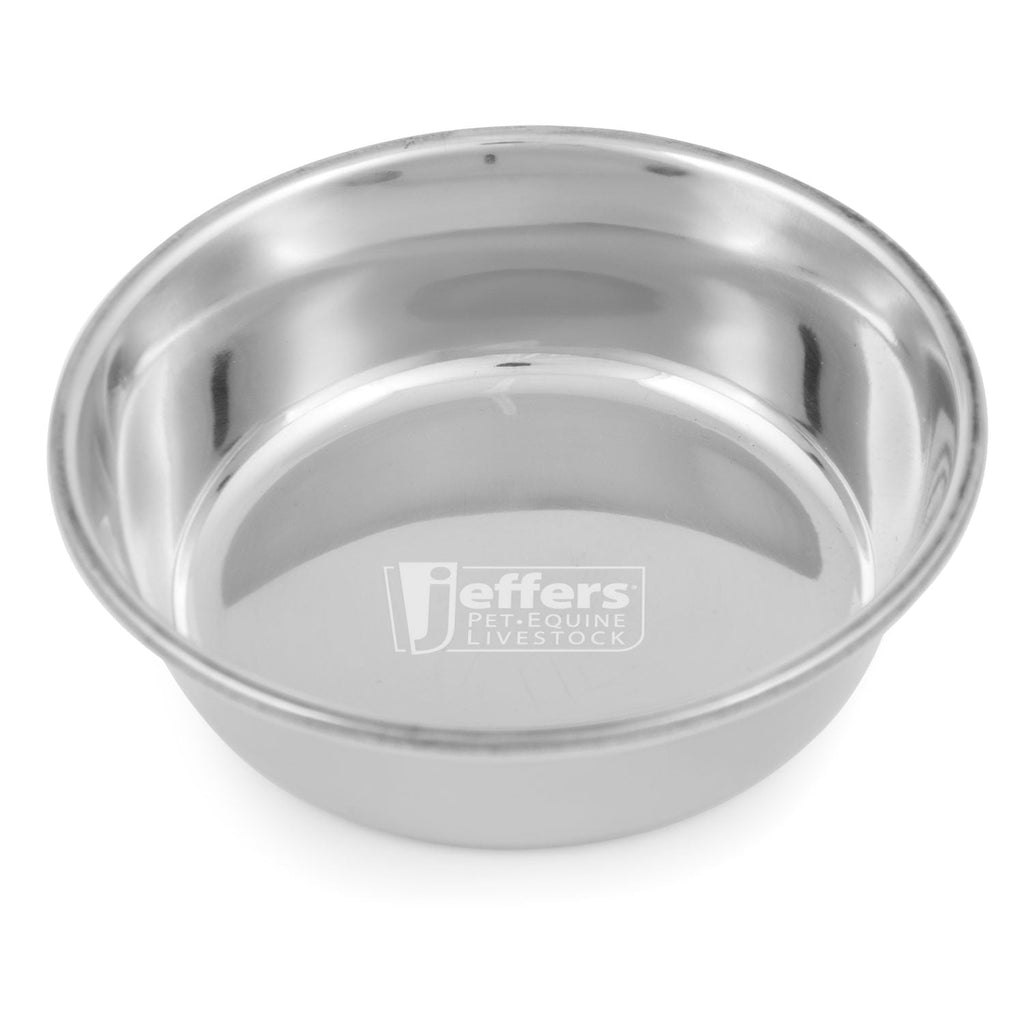 Jeffers Heavy Weight Stainless Steel Pet Bowls – Durable Pet Food & Water Dish, Chew-Resistant, Dishwasher Safe Animal & Pet Supplies > Pet Bowls, Feeders & Waterers - Lazy Paper Club