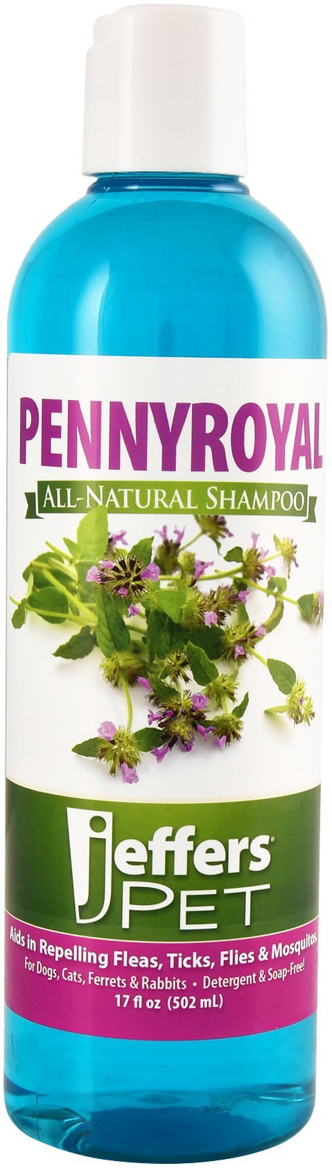 Jeffers Natural Flea & Tick Pennyroyal Dog Shampoo - Aids in Repelling Fleas, Ticks, Flies & Mosquitos Animal & Pet Supplies > Pet Grooming > Pet Shampoo & Conditioner - Lazy Paper Club