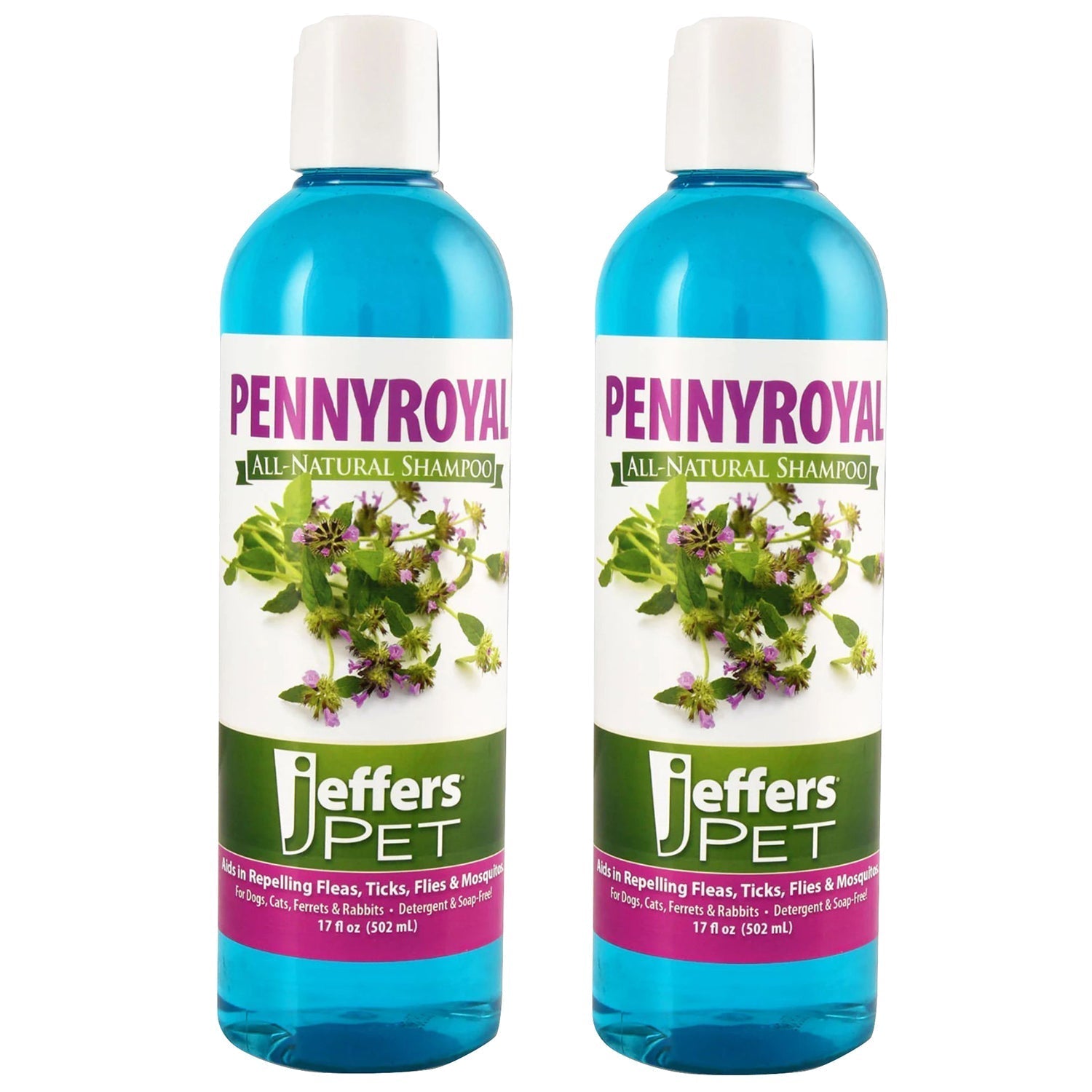 Jeffers Natural Flea & Tick Pennyroyal Dog Shampoo - Aids in Repelling Fleas, Ticks, Flies & Mosquitos Animal & Pet Supplies > Pet Grooming > Pet Shampoo & Conditioner - Lazy Paper Club