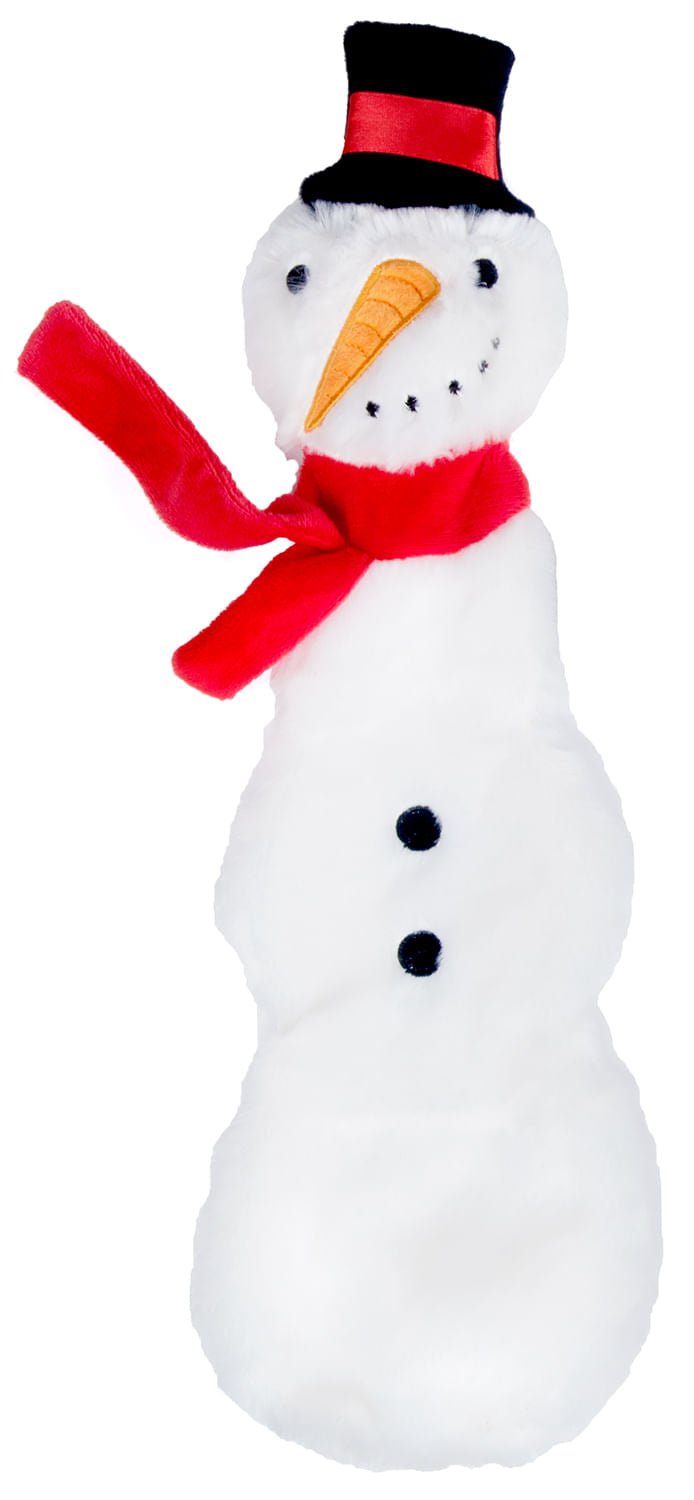 Jeffers Pet Christmas Characters Unstuffed Plush Squeaker Dog Toys, 12"L Dog Supplies > Dog Toys - Lazy Paper Club