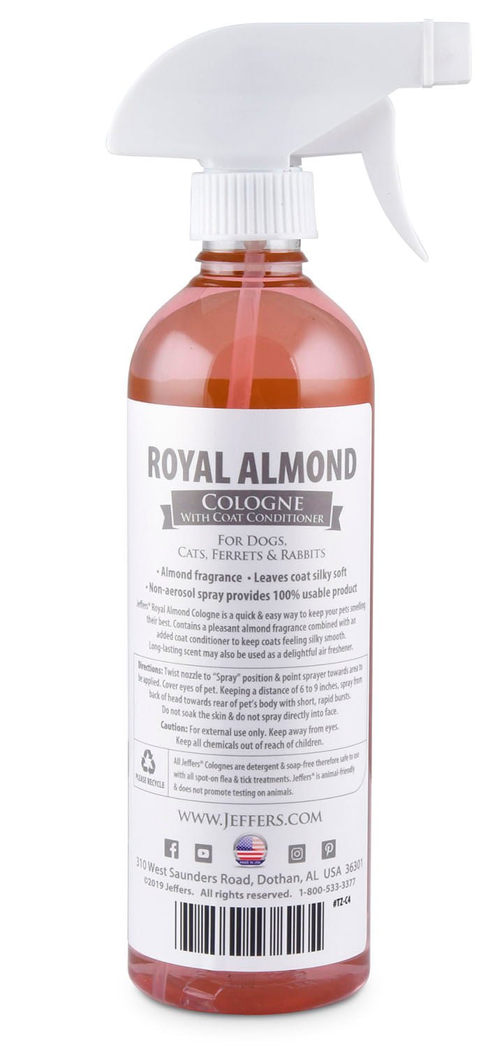 Jeffers Pet Colognes with Coat Conditioner, 16 oz Spray Animal & Pet Supplies > Pet Grooming > Pet Shampoo & Conditioner - Lazy Paper Club