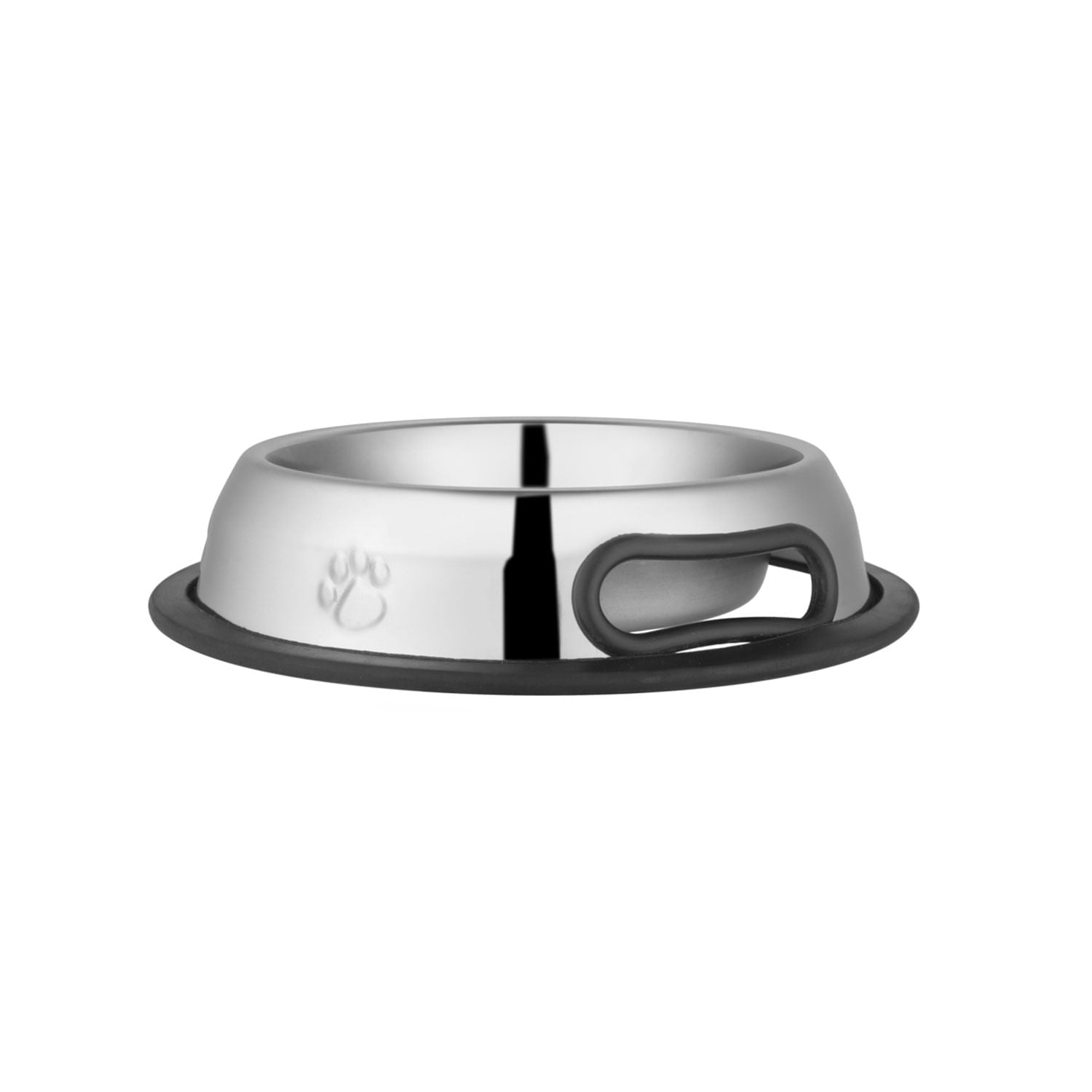 Jeffers Pet Embossed No-Tip Anti-Skid Stainless Steel Pet Bowls for Dogs, Cats, Puppies, Kittens – Rubber Base, Food & Water Feeding Dish Animal & Pet Supplies > Pet Bowls, Feeders & Waterers - Lazy Paper Club