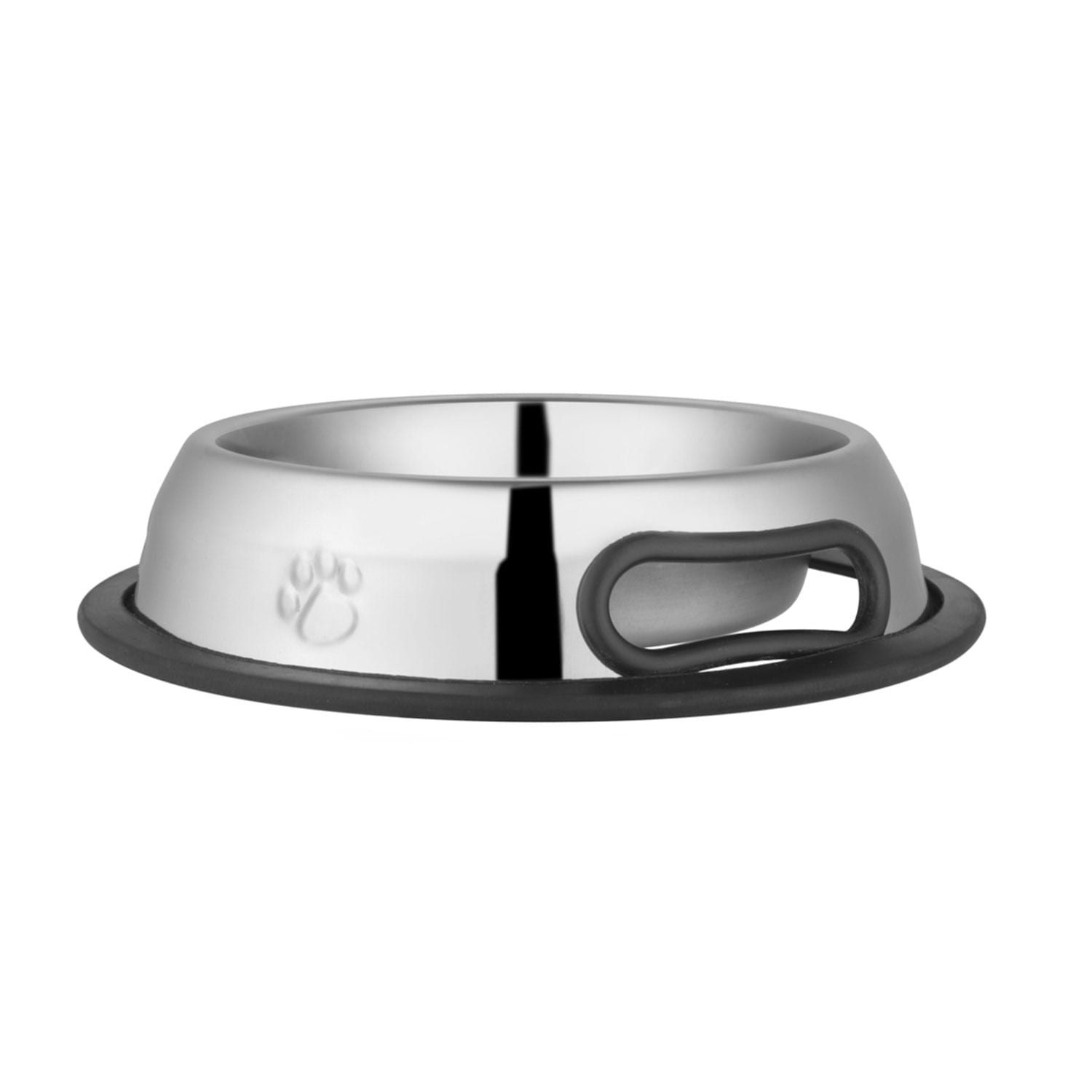 Jeffers Pet Embossed No-Tip Anti-Skid Stainless Steel Pet Bowls for Dogs, Cats, Puppies, Kittens – Rubber Base, Food & Water Feeding Dish Animal & Pet Supplies > Pet Bowls, Feeders & Waterers - Lazy Paper Club