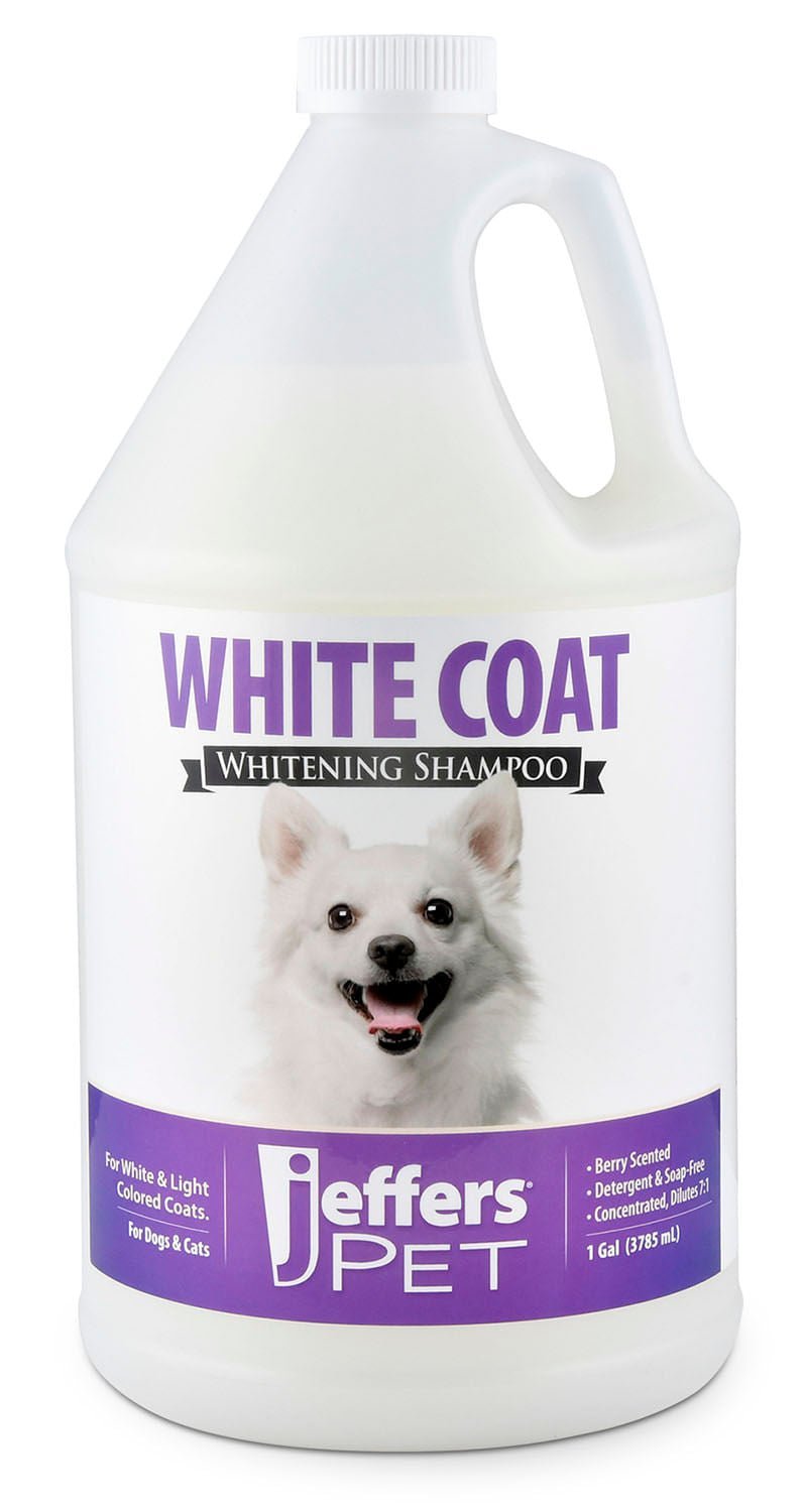 Jeffers Pet White Coat Whitening Dog & Cat Shampoo Animal & Pet Supplies > Pet Grooming > Pet Shampoo & Conditioner - Lazy Paper Club