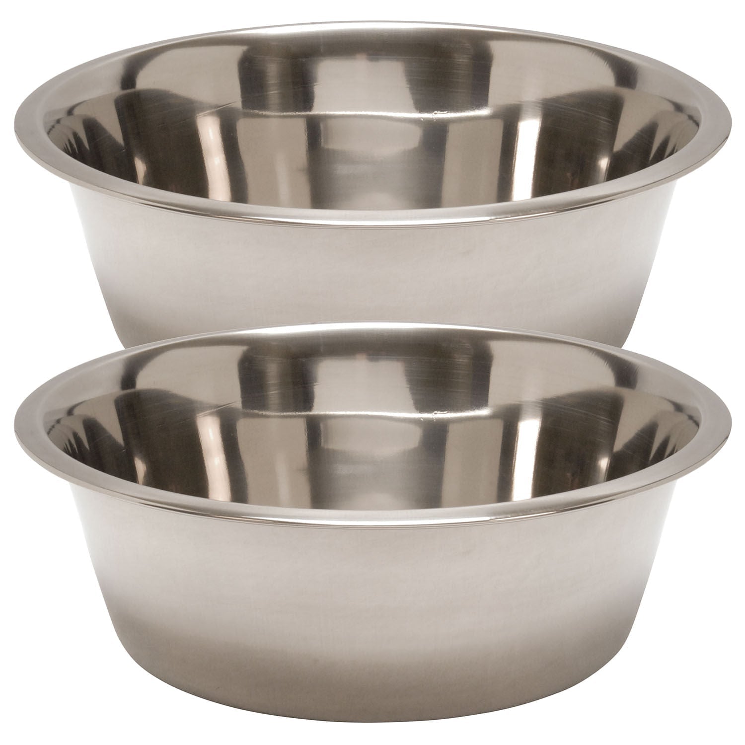 Jeffers Standard-Weight Stainless Steel Food & Water Pet Bowls Animal & Pet Supplies > Pet Bowls, Feeders & Waterers - Lazy Paper Club