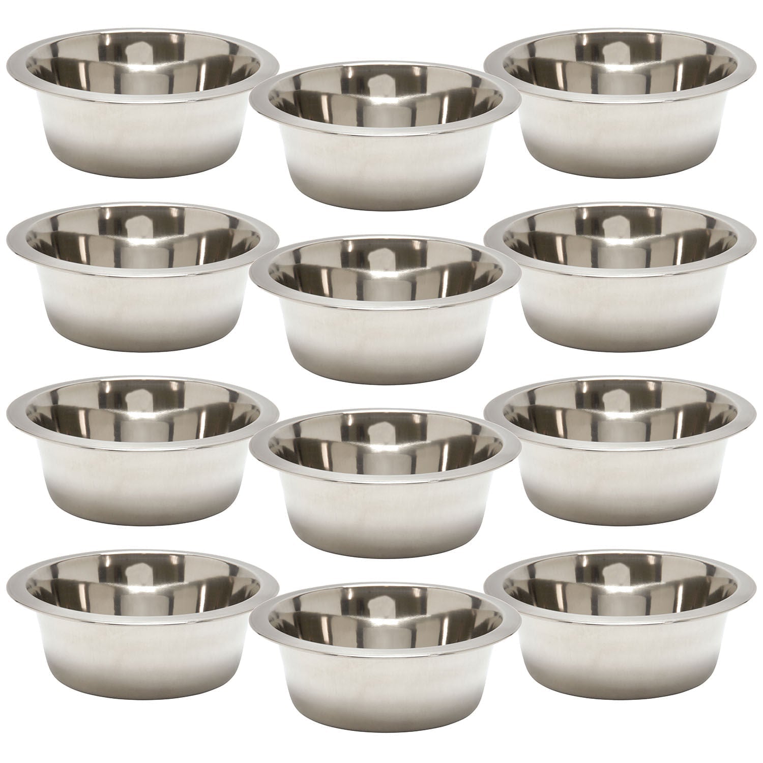 Jeffers Standard-Weight Stainless Steel Food & Water Pet Bowls Animal & Pet Supplies > Pet Bowls, Feeders & Waterers - Lazy Paper Club