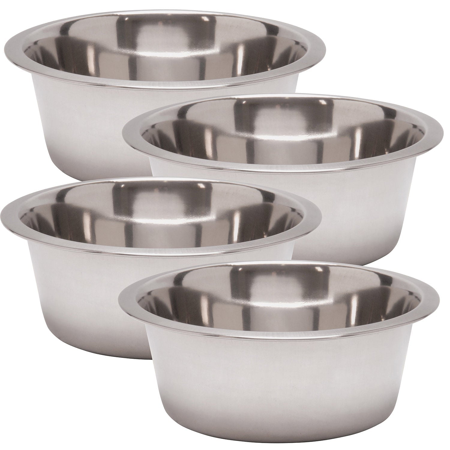 Jeffers Standard-Weight Stainless Steel Food & Water Pet Bowls Animal & Pet Supplies > Pet Bowls, Feeders & Waterers - Lazy Paper Club