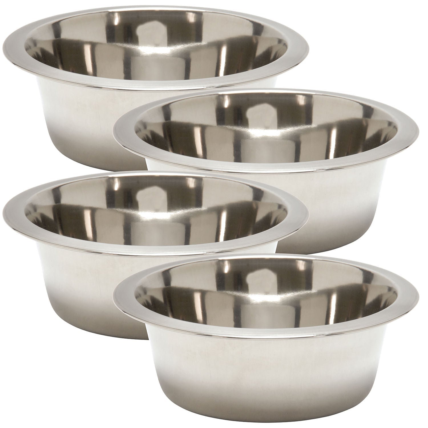 Jeffers Standard-Weight Stainless Steel Food & Water Pet Bowls Animal & Pet Supplies > Pet Bowls, Feeders & Waterers - Lazy Paper Club