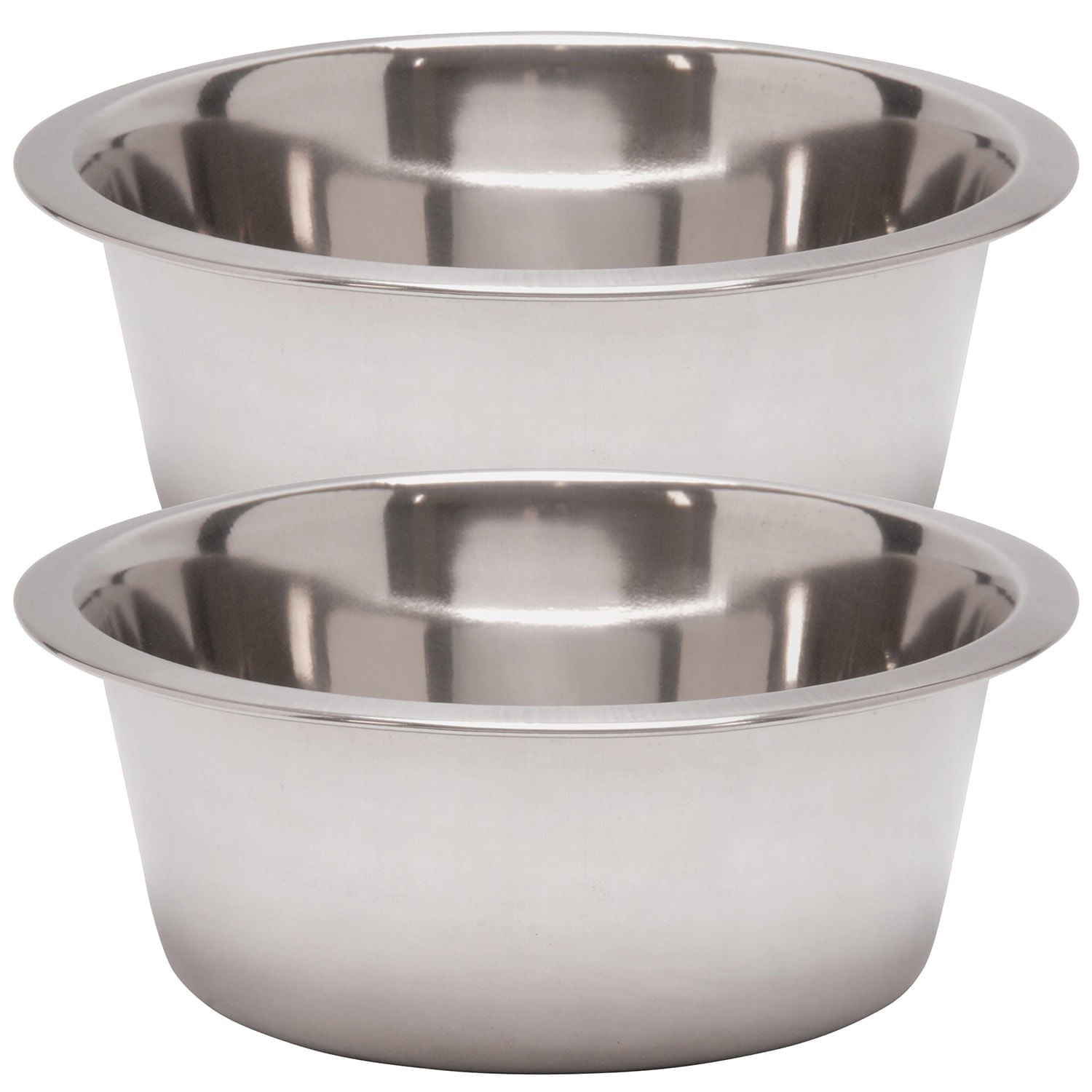Jeffers Standard-Weight Stainless Steel Food & Water Pet Bowls Animal & Pet Supplies > Pet Bowls, Feeders & Waterers - Lazy Paper Club
