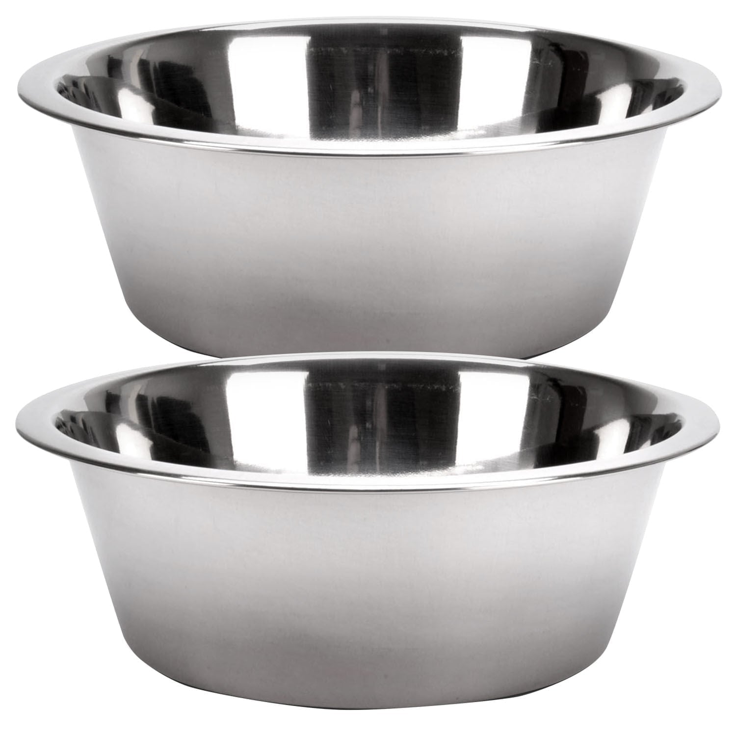 Jeffers Standard-Weight Stainless Steel Food & Water Pet Bowls Animal & Pet Supplies > Pet Bowls, Feeders & Waterers - Lazy Paper Club