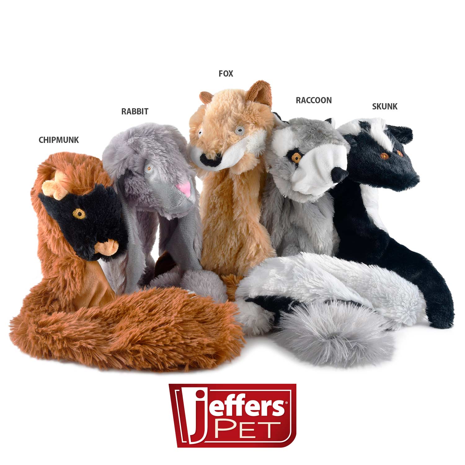 Jeffers Thinnies Unstuffed Plush Dog Toys, 21"L Dog Supplies > Dog Toys - Lazy Paper Club