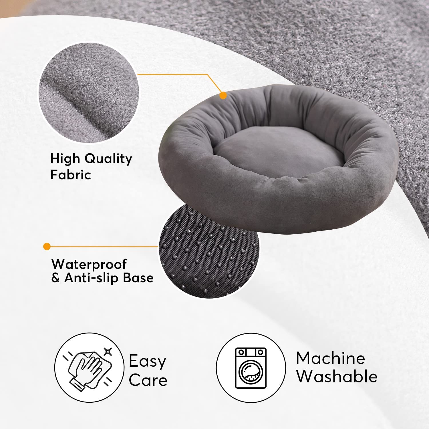 Kasentex Soft Dog Bed - Cozy Pet Bed Cushion Dog Bed - Lazy Paper Club