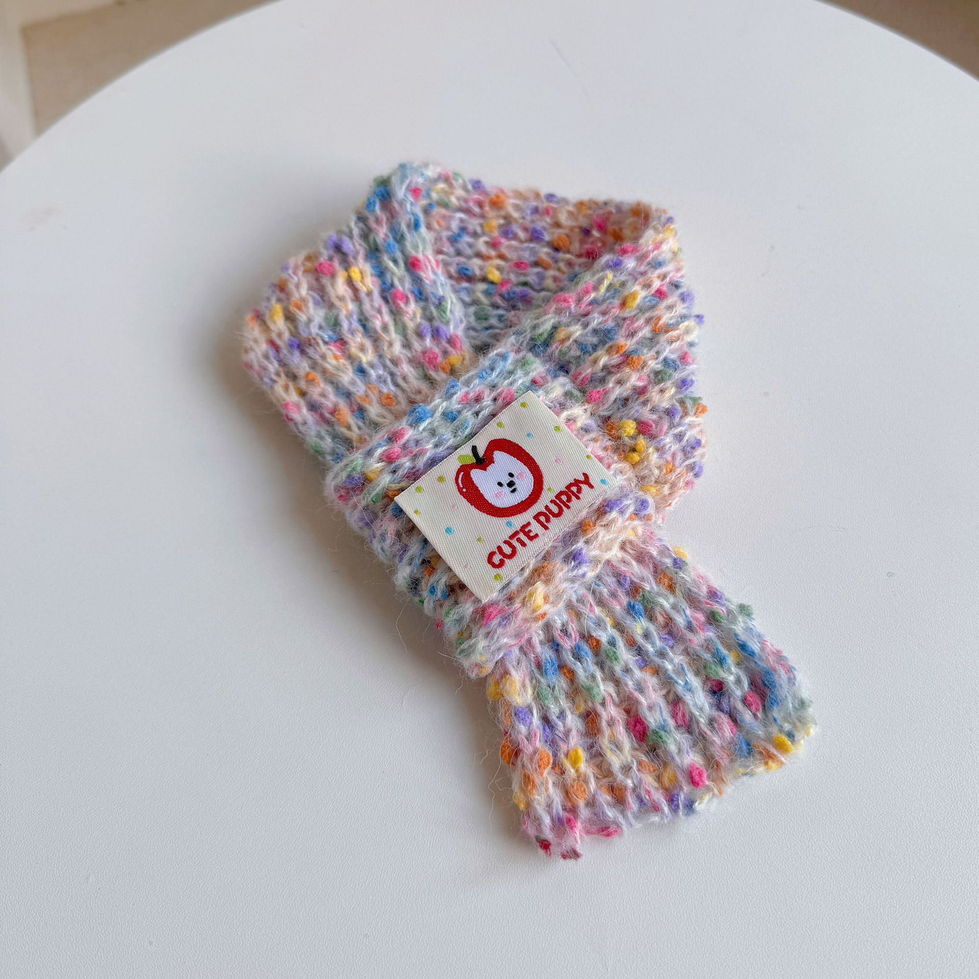 Knitted Warm Bib And Saliva Towel For Dogs 0 - Lazy Paper Club