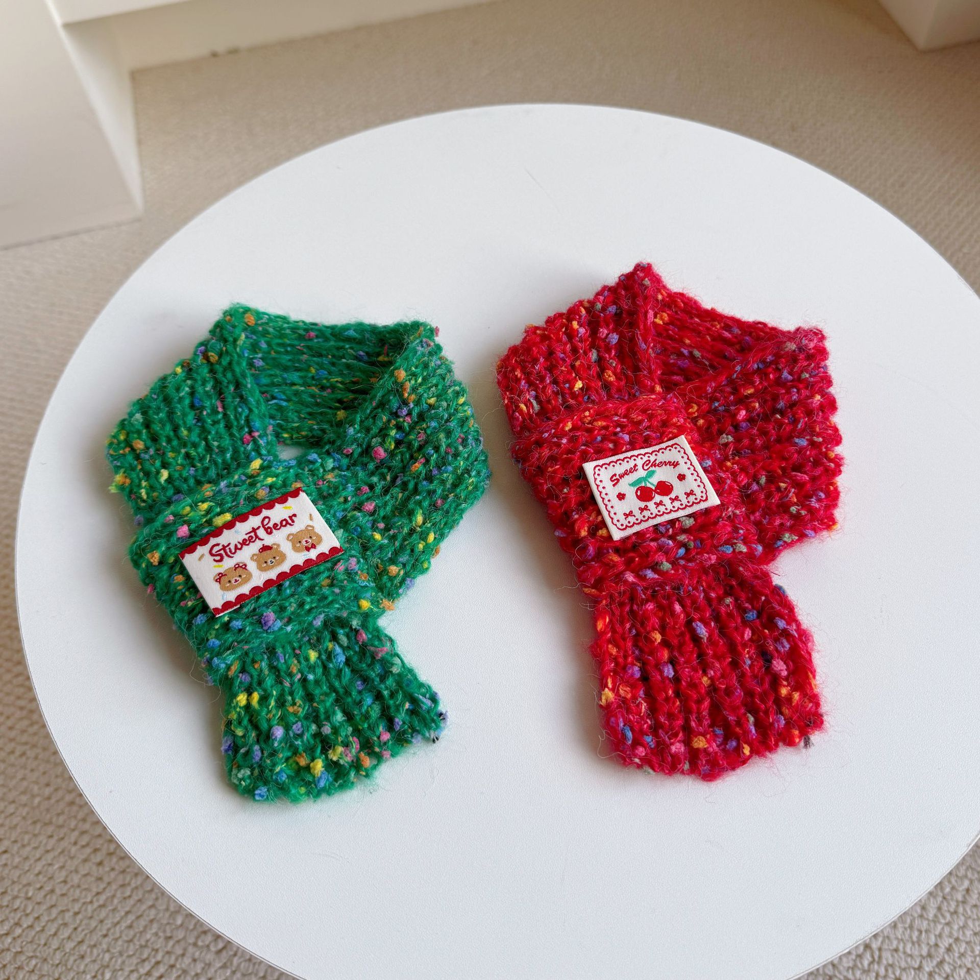 Knitted Warm Bib And Saliva Towel For Dogs 0 - Lazy Paper Club