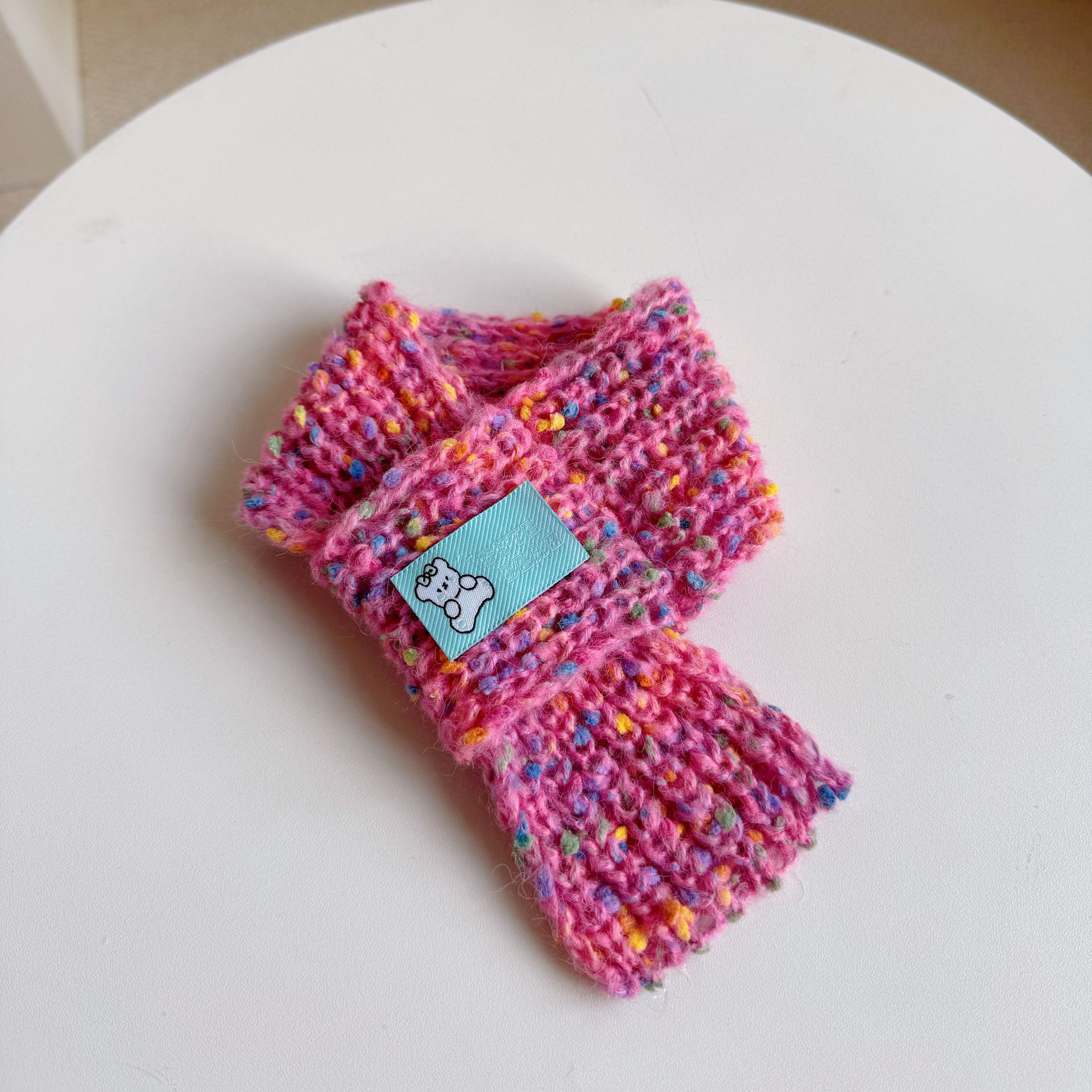 Knitted Warm Bib And Saliva Towel For Dogs 0 - Lazy Paper Club