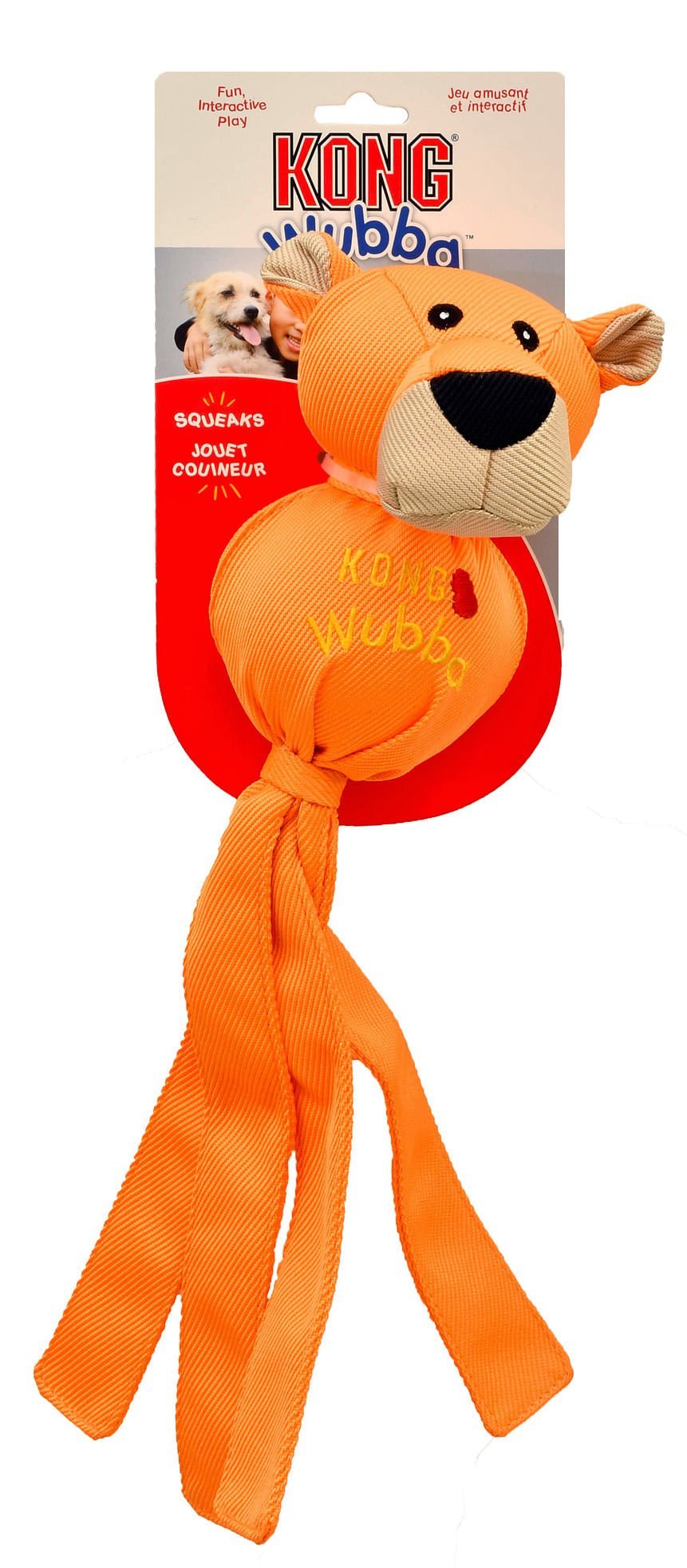 KONG Wubba Ballistic Friends Durable Squeaker Dog Toys Dog Supplies > Dog Toys - Lazy Paper Club