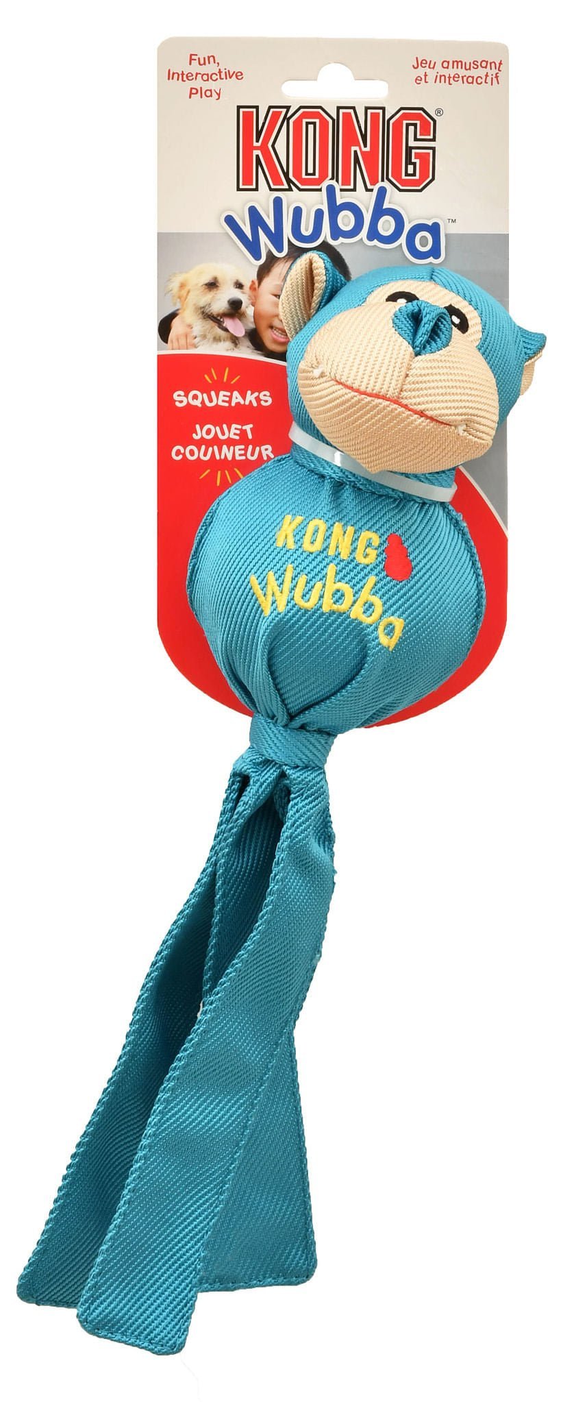KONG Wubba Ballistic Friends Durable Squeaker Dog Toys Dog Supplies > Dog Toys - Lazy Paper Club