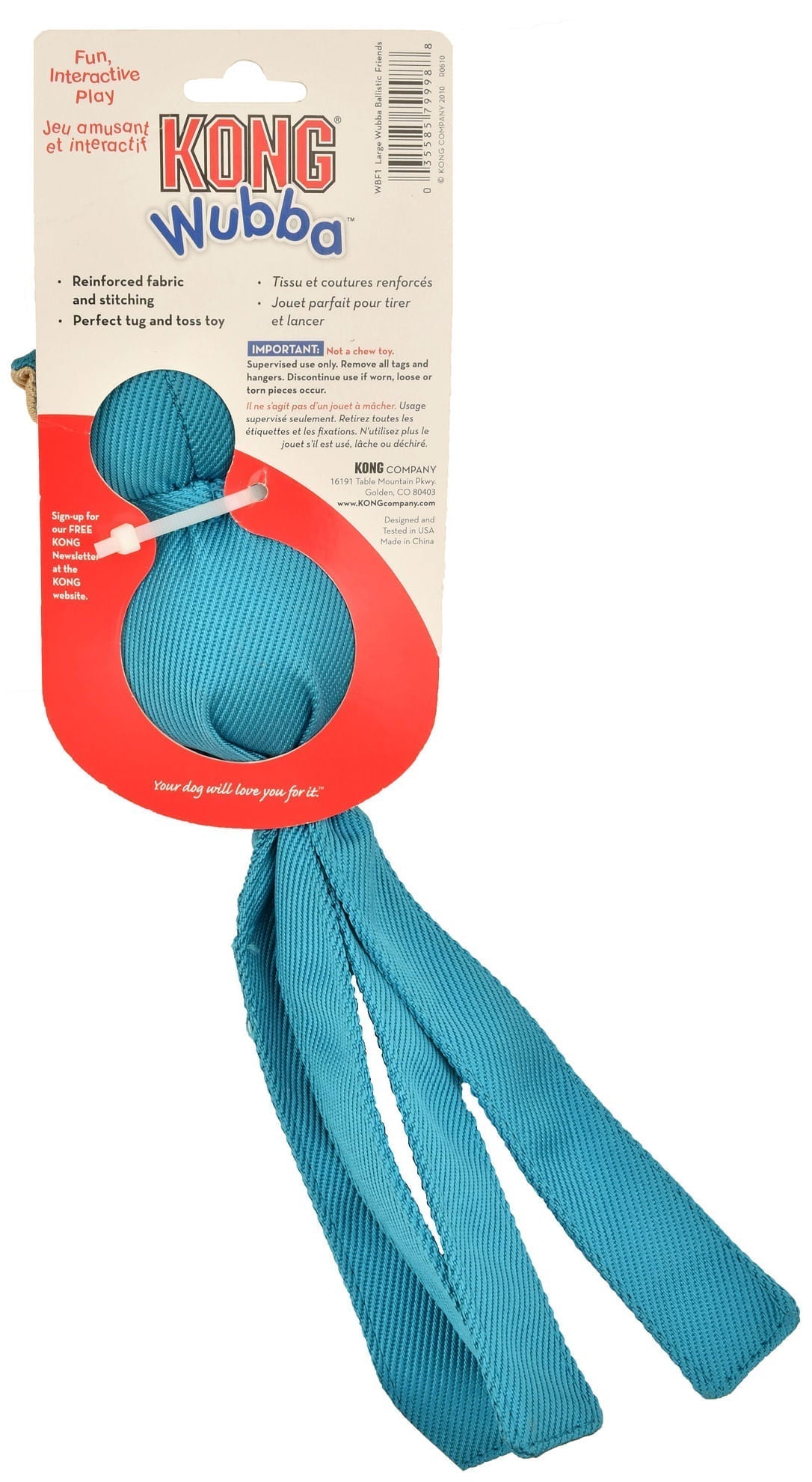 KONG Wubba Ballistic Friends Durable Squeaker Dog Toys Dog Supplies > Dog Toys - Lazy Paper Club