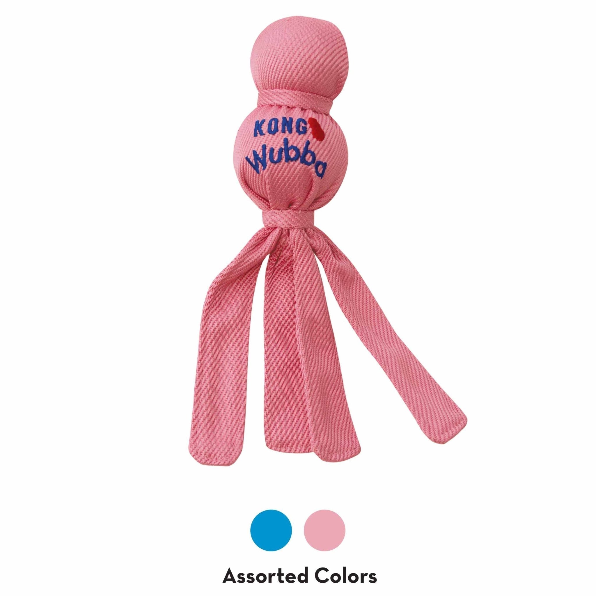 KONG Wubba Dog Toy – Interactive Squeaky Tug & Fetch Toy for Dogs (Assorted Colors, 1 Count) Dog Supplies > Dog Toys - Lazy Paper Club