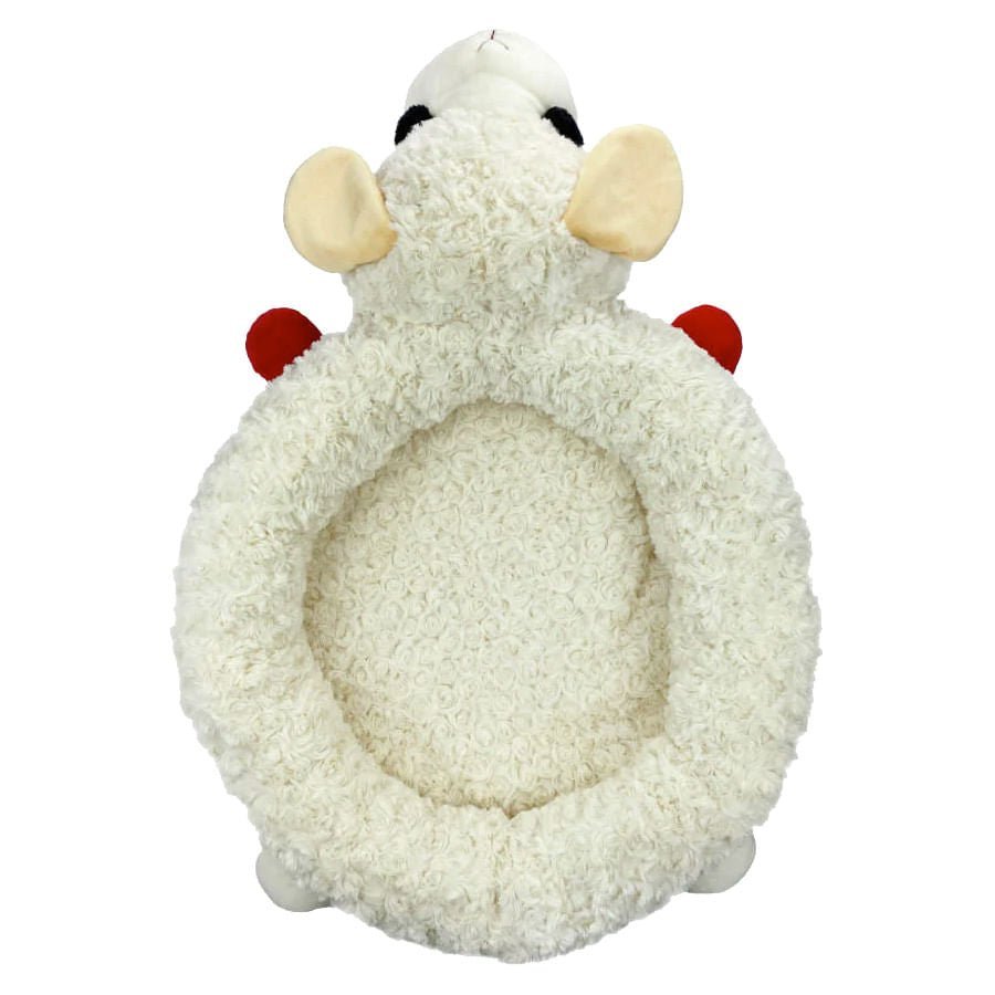 Lamb Chop Bed, 27" Cuddly Dog Bed Dog Supplies > Dog Beds - Lazy Paper Club
