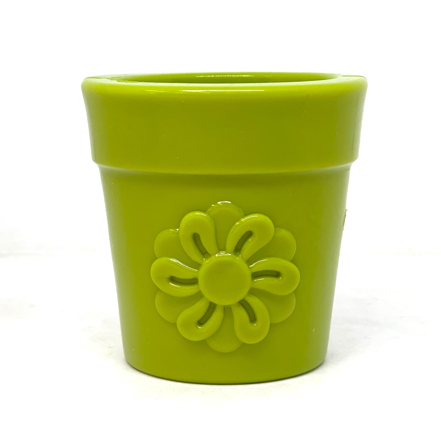 Large Flower Pot eCup Dog Treat Dispenser | Durable USA-Made Enrichment Toy | SodaPup Rubber Dog Toys - Lazy Paper Club