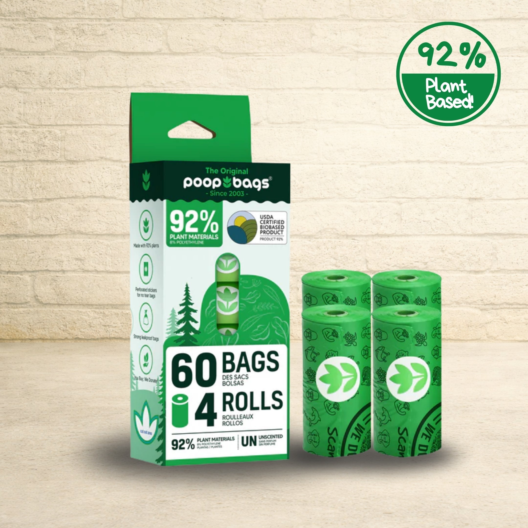 Leash Roll Poop Bags Leash Roll Poop Bags - Lazy Paper Club