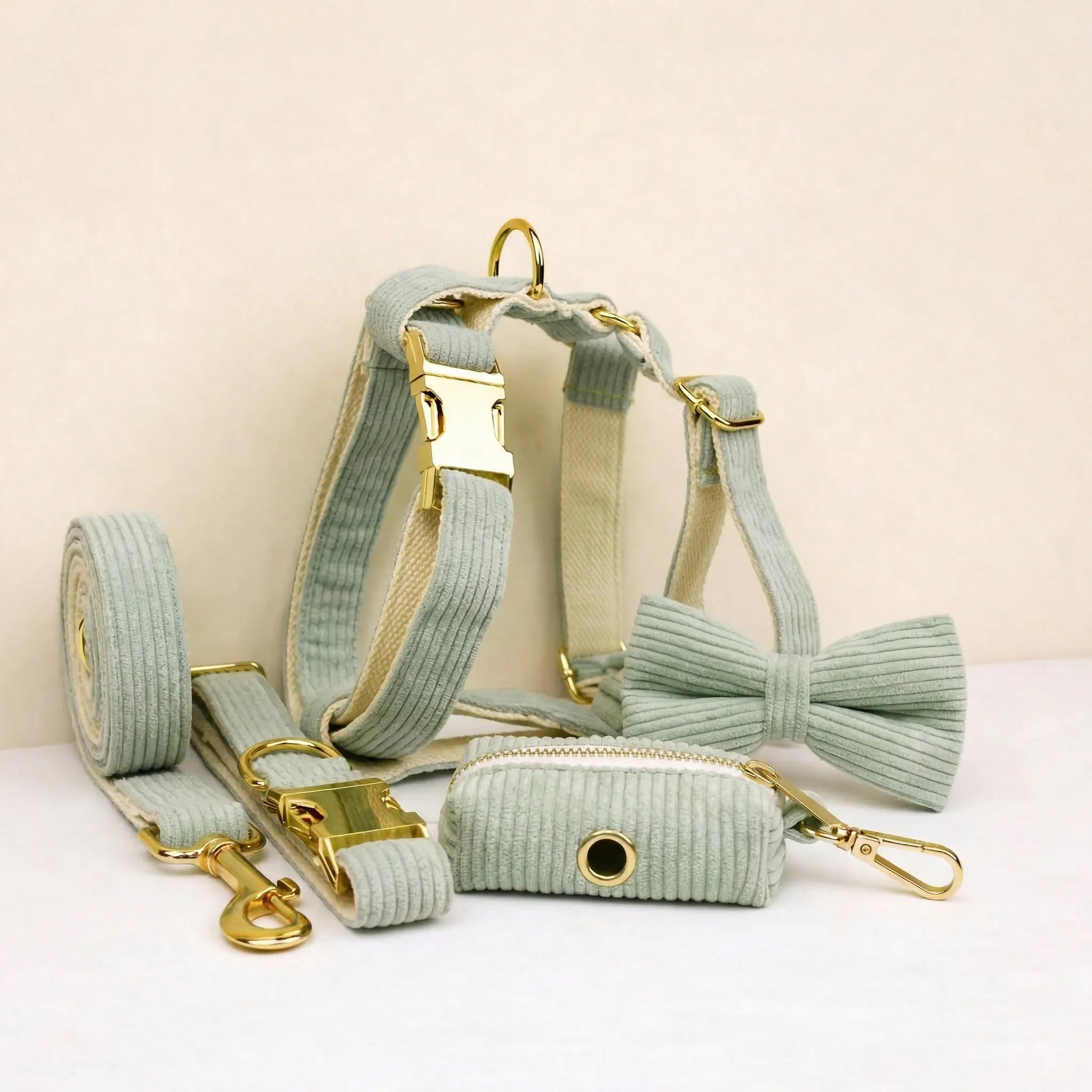 Light Green Corduroy Set - Lazy Paper Club