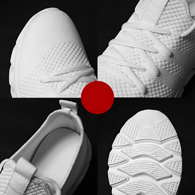 Light Mans Running Shoes Comfortable Breathable Men's Sneaker Casual Antiskid And Wear-Resistant Jogging Mens Sport Lace Up Low Top Jogging Man Athletic Sneakers