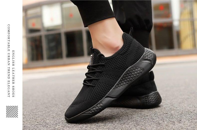 Men's Casual Mesh Sneakers - Breathable, Lightweight, Outdoor Walking Shoes ST85SH2133EVU - #Lazy Paper Club#