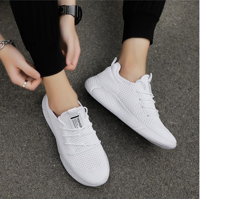 Men's Casual Mesh Sneakers - Breathable, Lightweight, Outdoor Walking Shoes ST85SH2133EVU - #Lazy Paper Club#