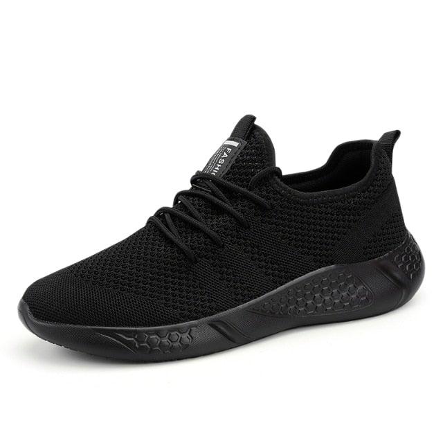 Men's Casual Mesh Sneakers - Breathable, Lightweight, Outdoor Walking Shoes ST85SH2133EVU - #Lazy Paper Club#