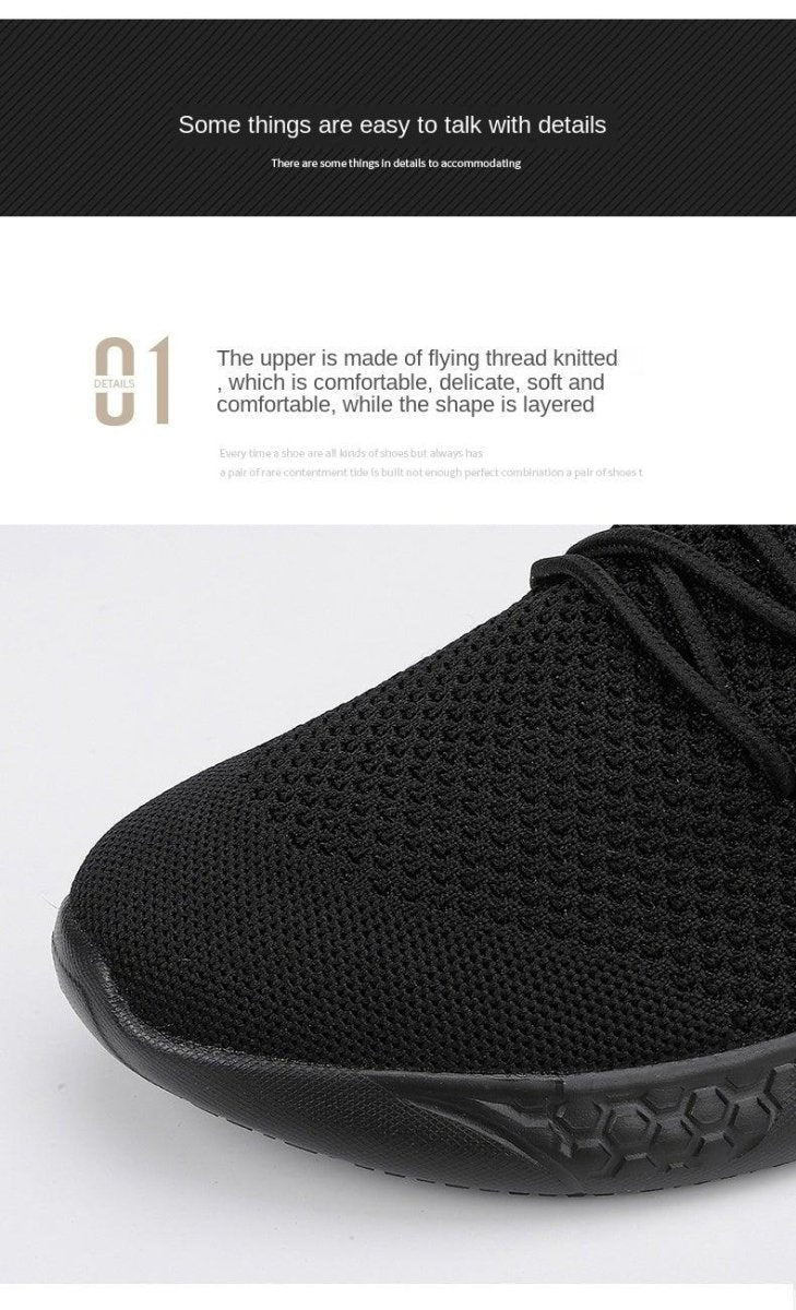 Men's Casual Mesh Sneakers - Breathable, Lightweight, Outdoor Walking Shoes ST85SH2133EVU - #Lazy Paper Club#