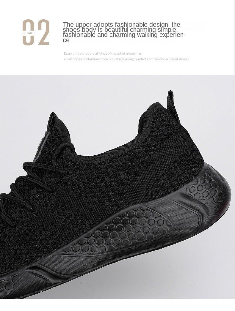 Men's Casual Mesh Sneakers - Breathable, Lightweight, Outdoor Walking Shoes ST85SH2133EVU - #Lazy Paper Club#