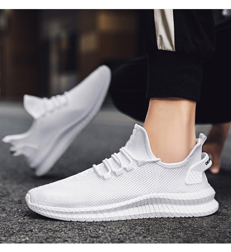 Men's Breathable Lightweight Outdoor Running Sneakers ST85SH1245GHH - #Lazy Paper Club#